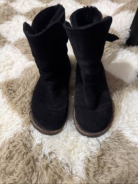 Birkenstock Black Suede Winter Boots